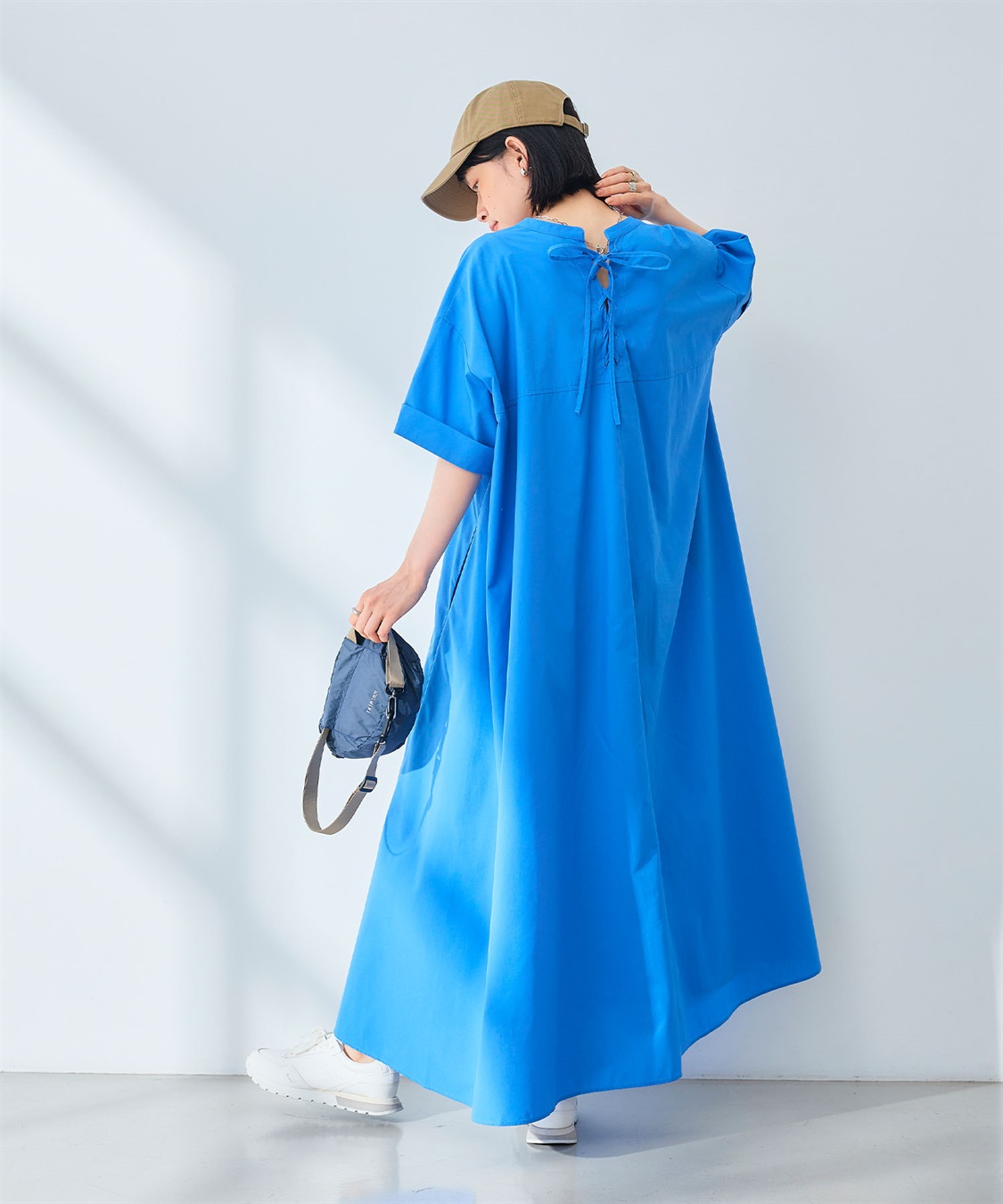 CROSS FUNCTION 《シワになりにくい》エブ楽 ブロードバックデザインワンピース_sub_13