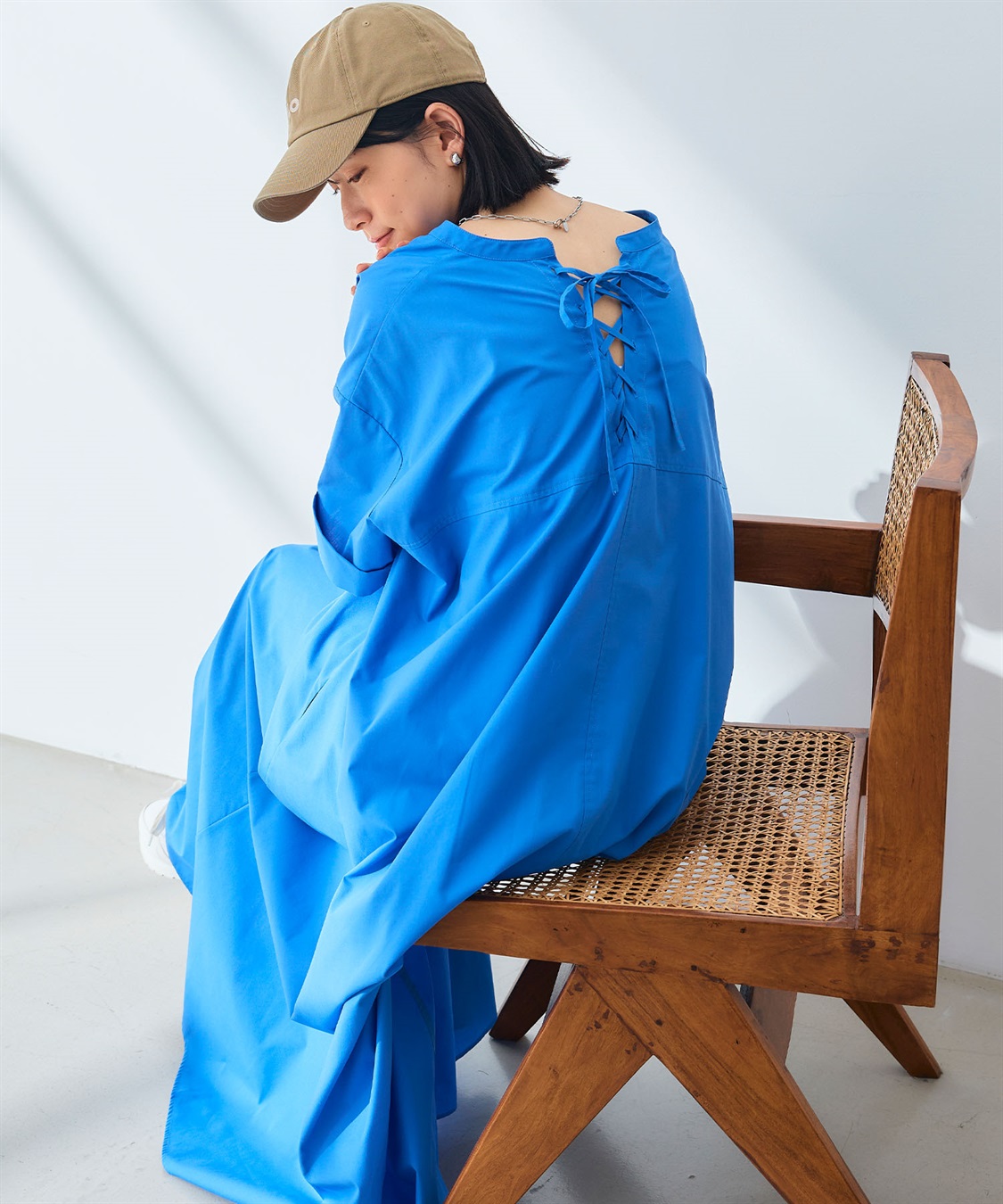 CROSS FUNCTION 《シワになりにくい》エブ楽 ブロードバックデザインワンピース_sub_16