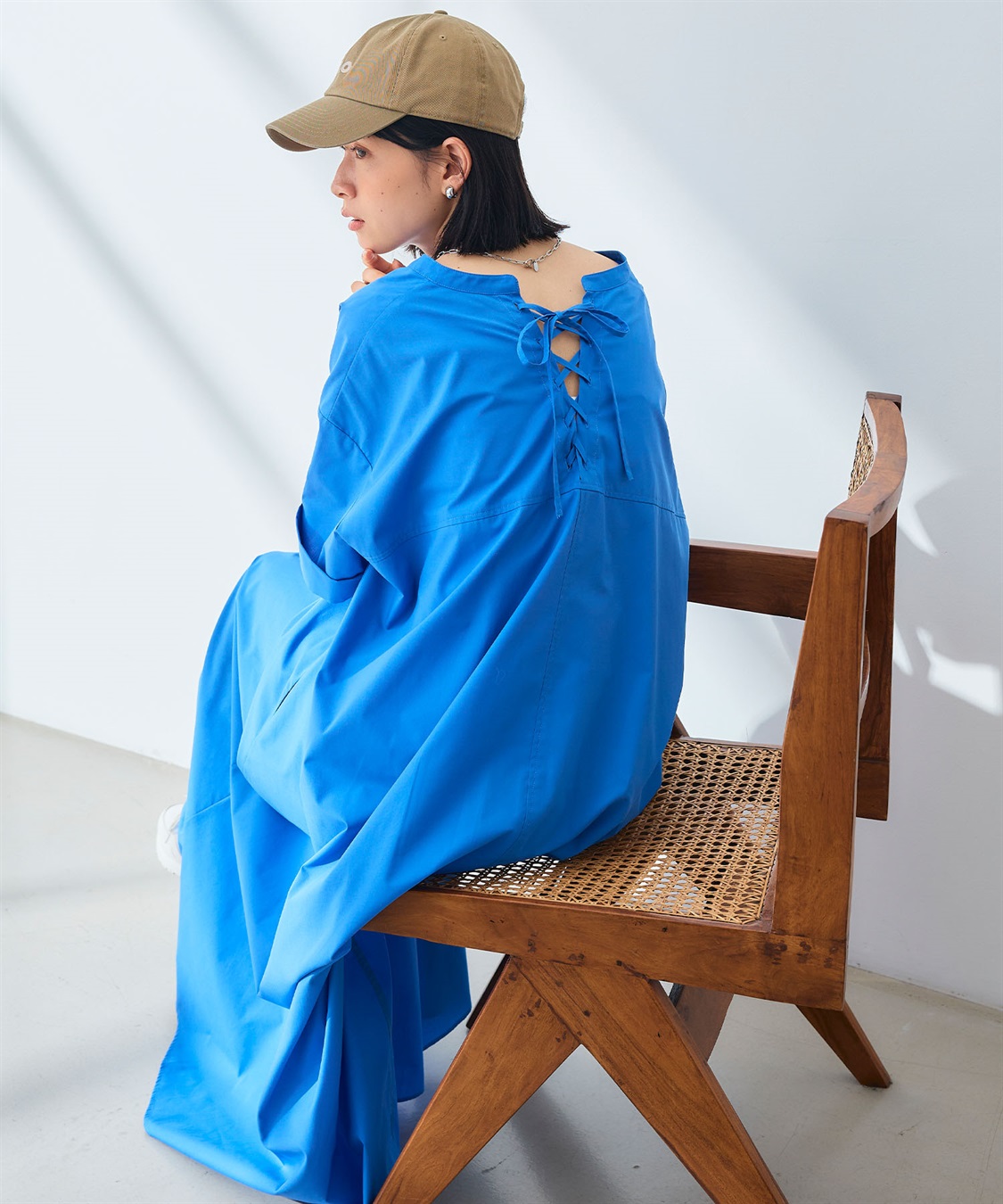 CROSS FUNCTION 《シワになりにくい》エブ楽 ブロードバックデザインワンピース_sub_17