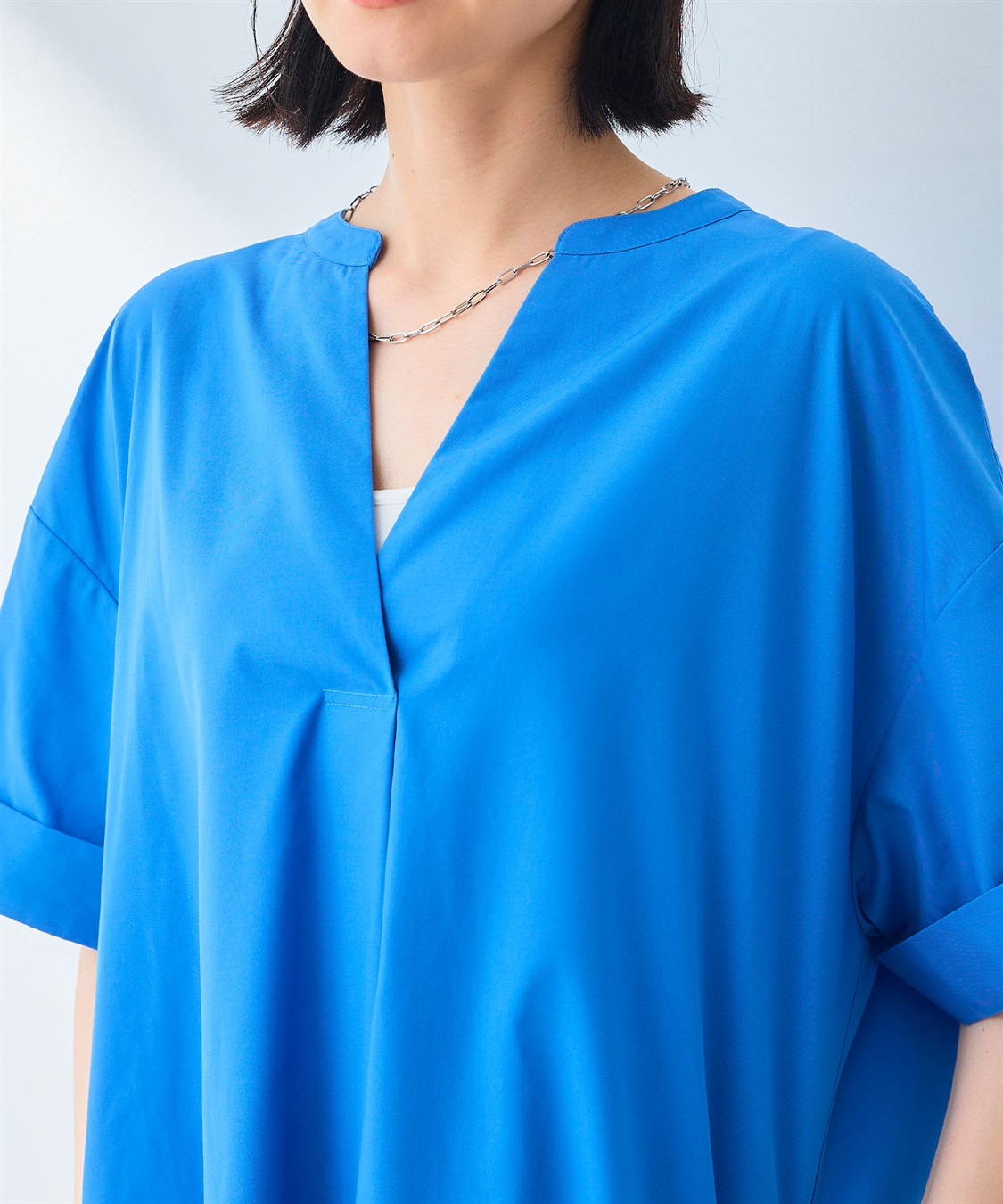 CROSS FUNCTION 《シワになりにくい》エブ楽 ブロードバックデザインワンピース_sub_21