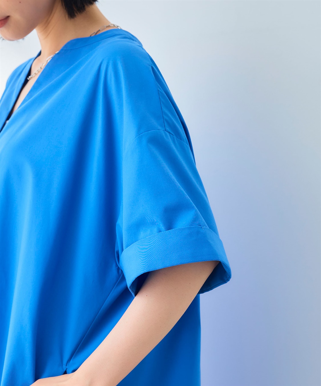 CROSS FUNCTION 《シワになりにくい》エブ楽 ブロードバックデザインワンピース_sub_22