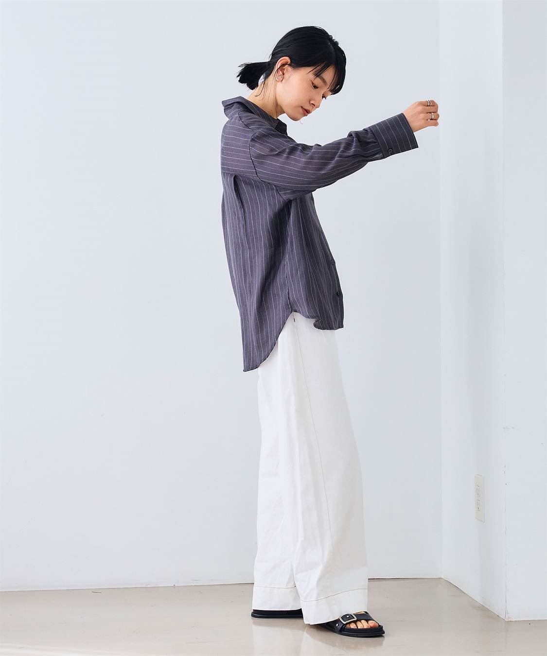 CROSS FUNCTION 《シワになりにくい》シアービエラルーズシャツ_sub_11