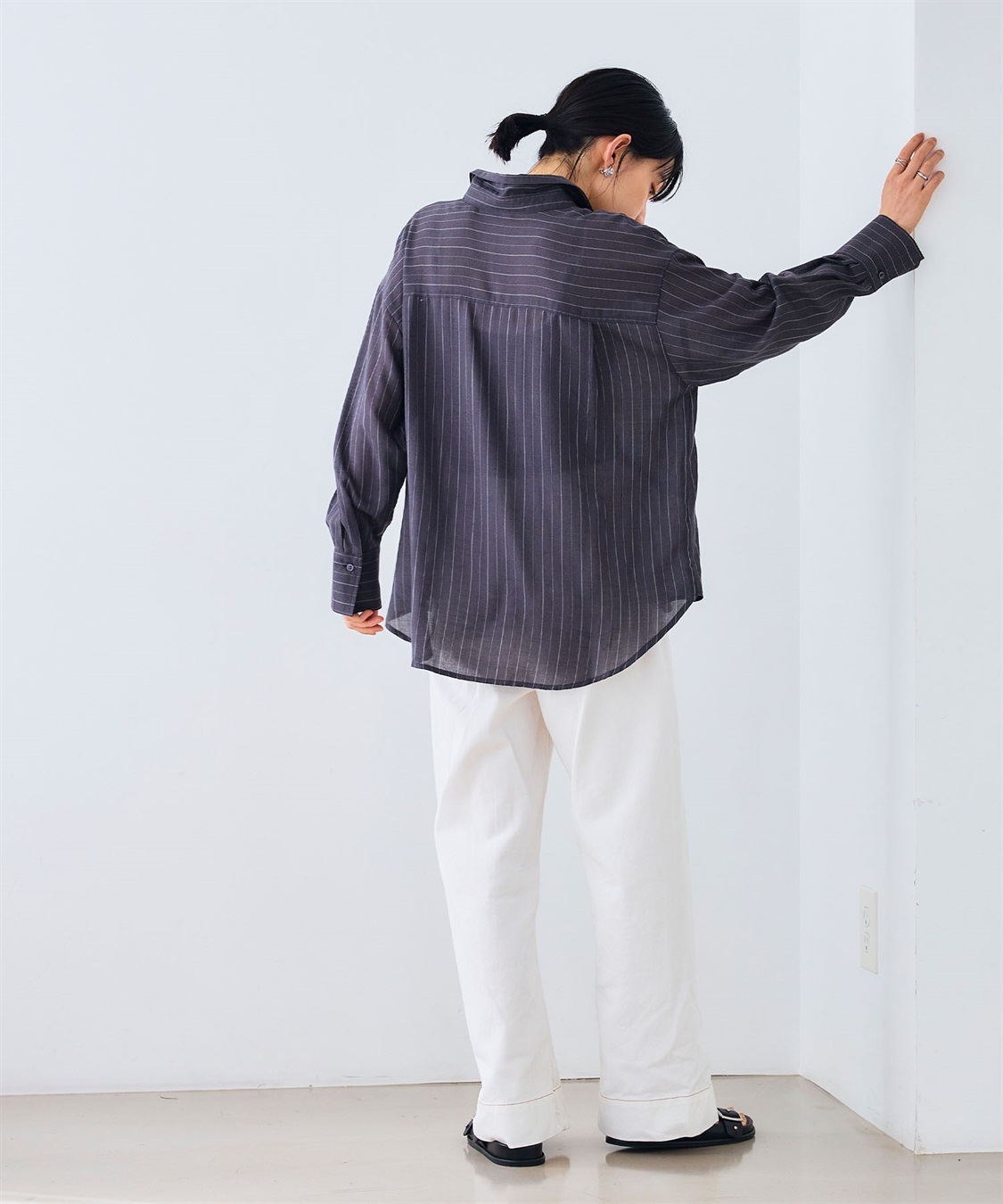 CROSS FUNCTION 《シワになりにくい》シアービエラルーズシャツ_sub_12