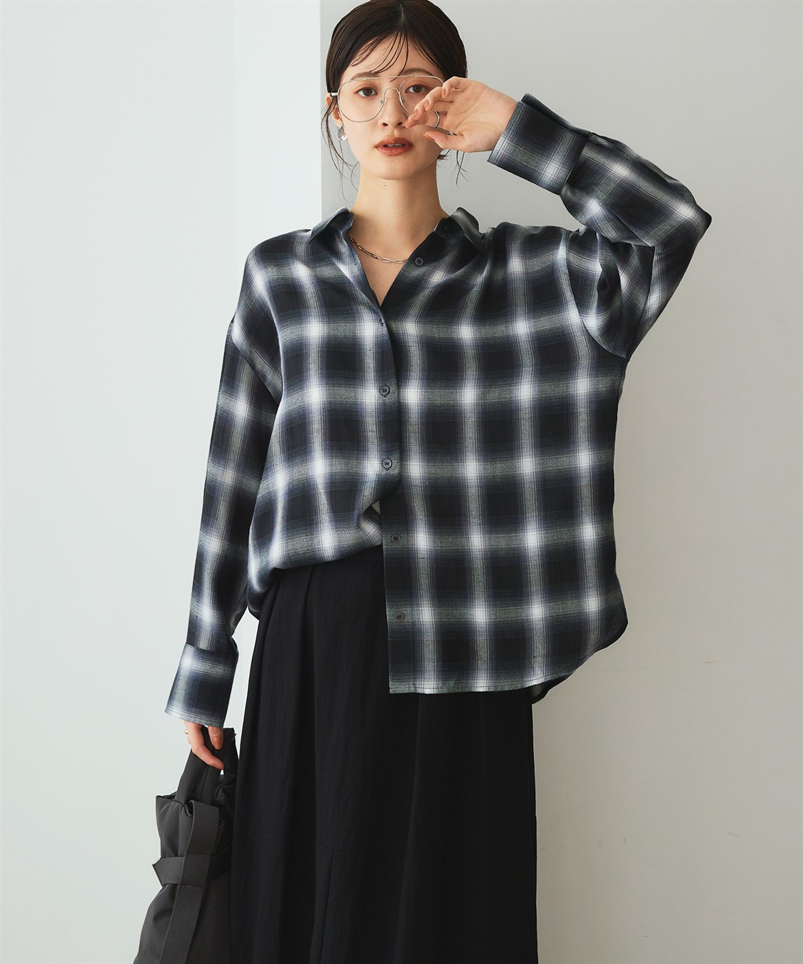 CROSS FUNCTION 《シワになりにくい》シアービエラルーズシャツ_sub_14