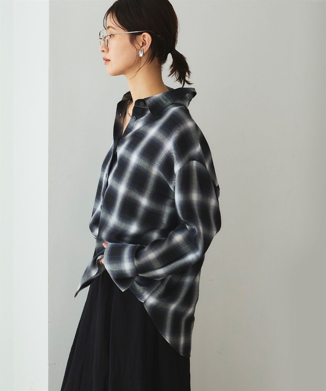 CROSS FUNCTION 《シワになりにくい》シアービエラルーズシャツ_sub_15