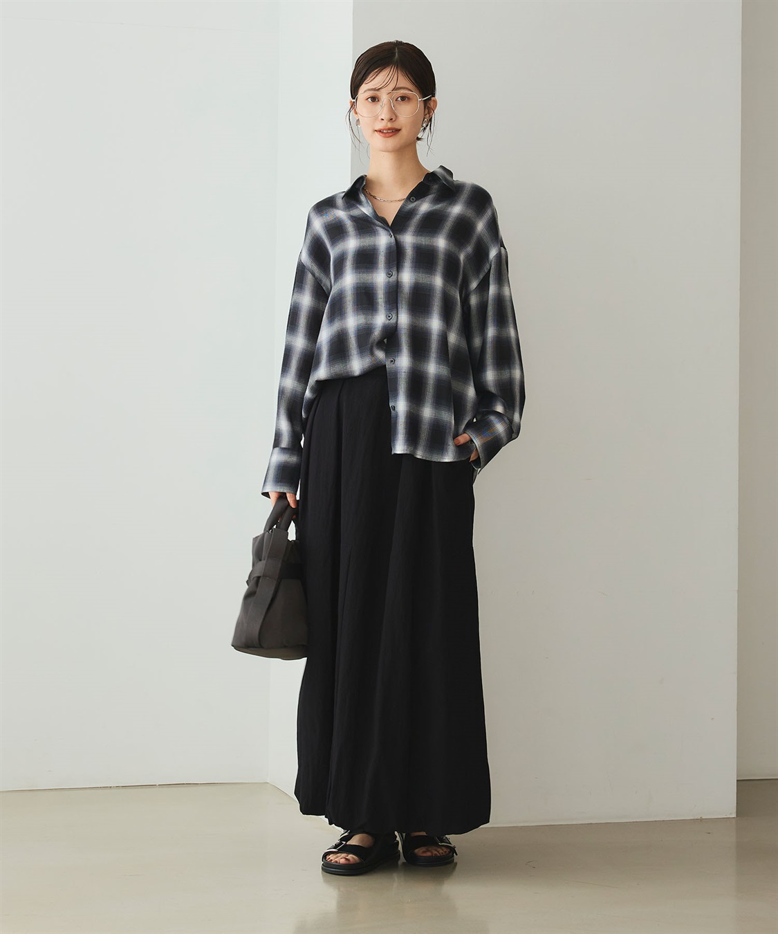 CROSS FUNCTION 《シワになりにくい》シアービエラルーズシャツ_sub_17