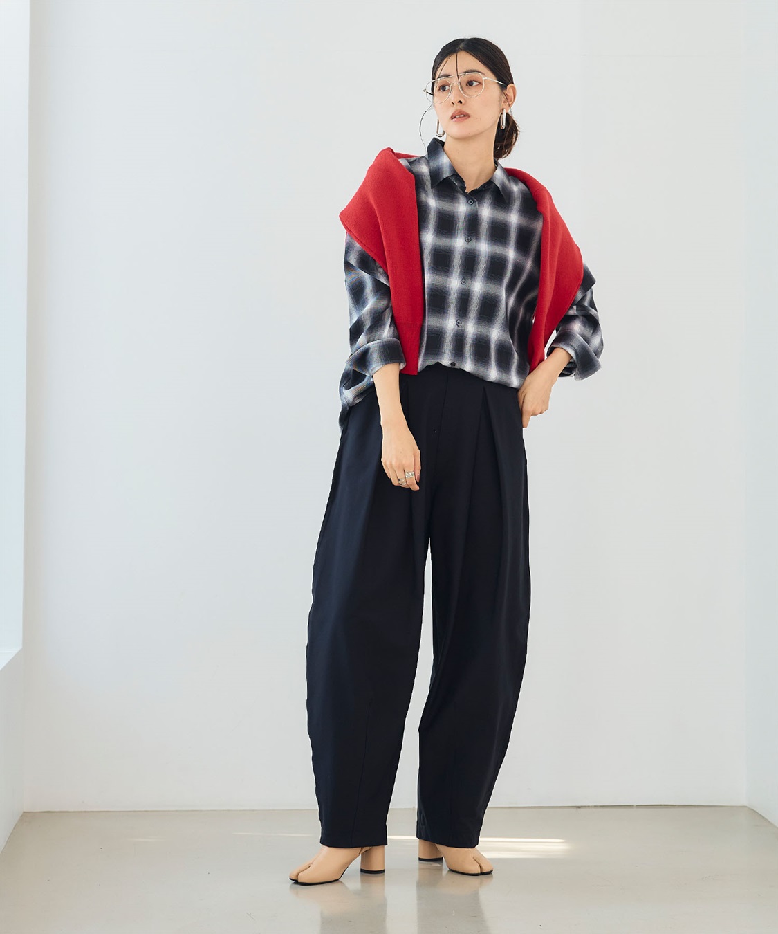 CROSS FUNCTION 《シワになりにくい》シアービエラルーズシャツ_sub_19