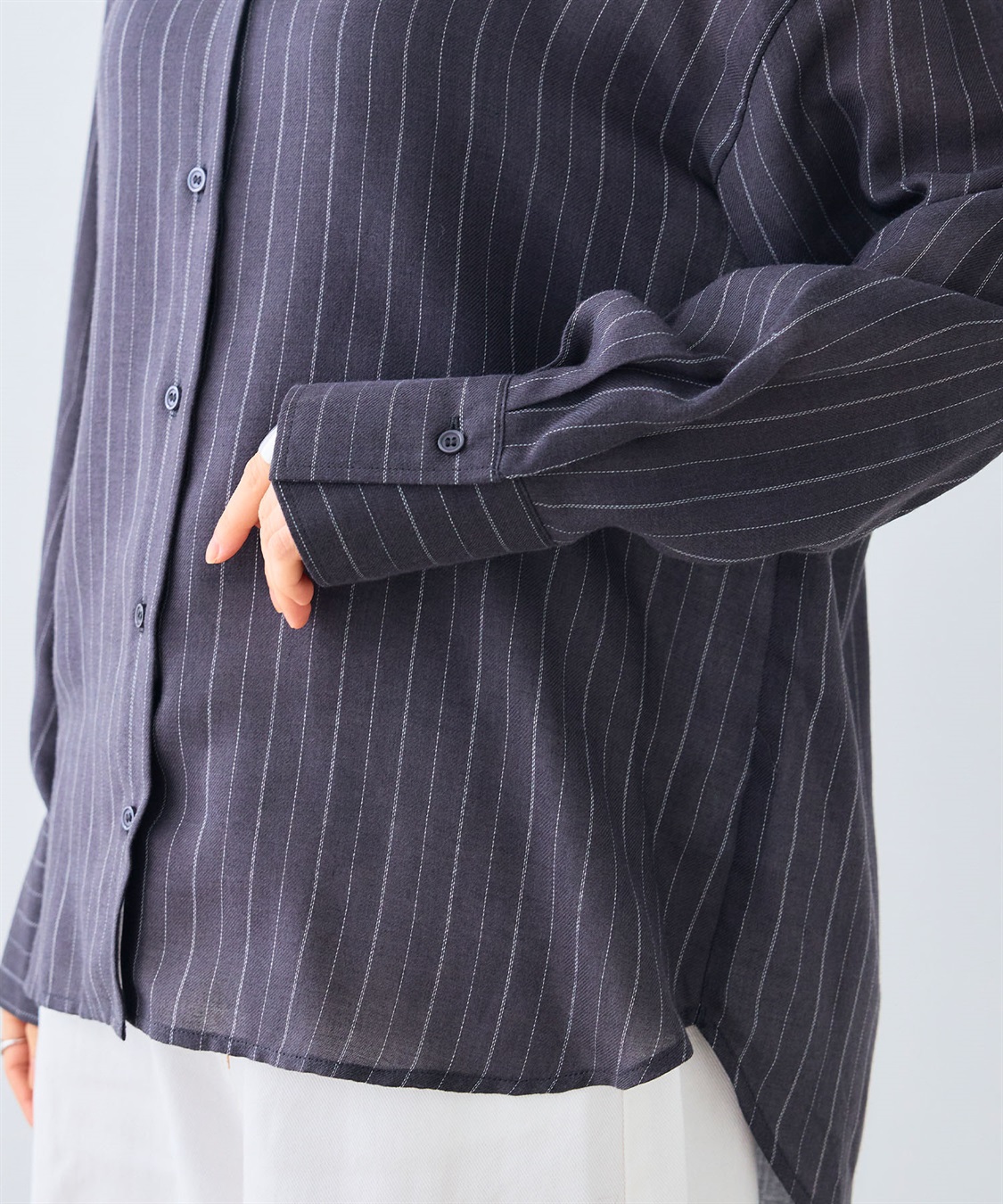 CROSS FUNCTION 《シワになりにくい》シアービエラルーズシャツ_sub_26