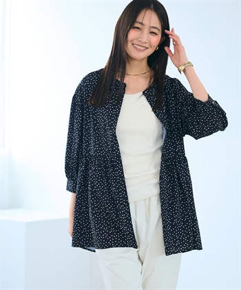 CROSS FUNCTION 《吸水速乾》エブ楽 サッカーストライブペプラムブラウス_subthumb_3