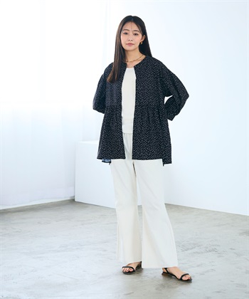 CROSS FUNCTION 《吸水速乾》エブ楽 サッカーストライブペプラムブラウス_subthumb_8