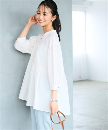 CROSS FUNCTION 《吸水速乾》エブ楽 サッカーストライブペプラムブラウス_subthumb_15