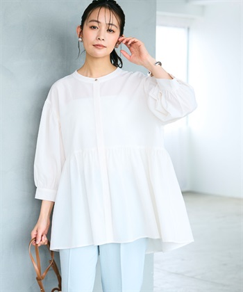 CROSS FUNCTION 《吸水速乾》エブ楽 サッカーストライブペプラムブラウス_subthumb_18