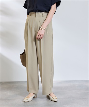 CROSS FUNCTION 《防シワ》サマナチュラリュクス ツータックワイドパンツ_subthumb_2