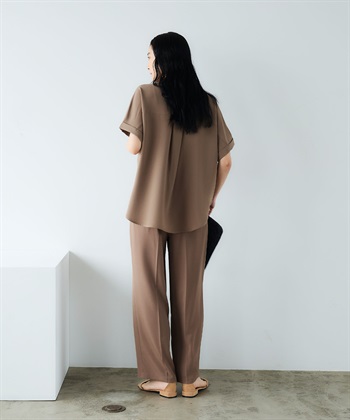 CROSS FUNCTION 《防シワ》サマナチュラリュクス ツータックワイドパンツ_subthumb_10