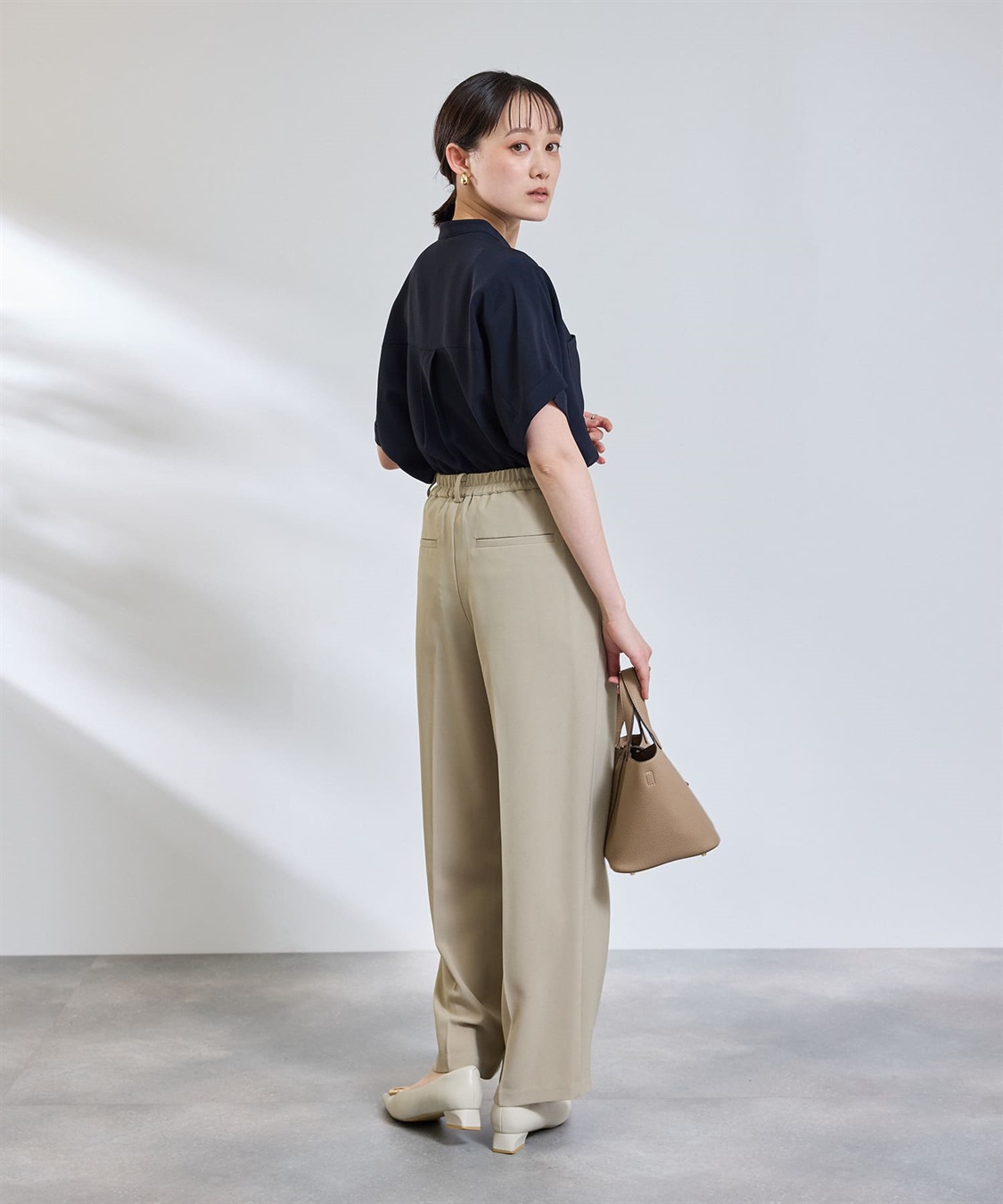 CROSS FUNCTION 《防シワ》サマナチュラリュクス ツータックワイドパンツ_sub_19