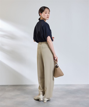 CROSS FUNCTION 《防シワ》サマナチュラリュクス ツータックワイドパンツ_subthumb_19