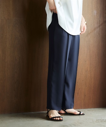 CROSS FUNCTION 《防シワ》サマナチュラリュクス ツータックワイドパンツ_subthumb_23