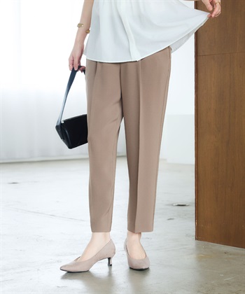 CROSS FUNCTION 《防シワ》サマナチュラリュクス センタープレステーパードパンツ_subthumb_1