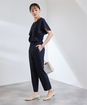 CROSS FUNCTION 《防シワ》サマナチュラリュクス センタープレステーパードパンツ_subthumb_7