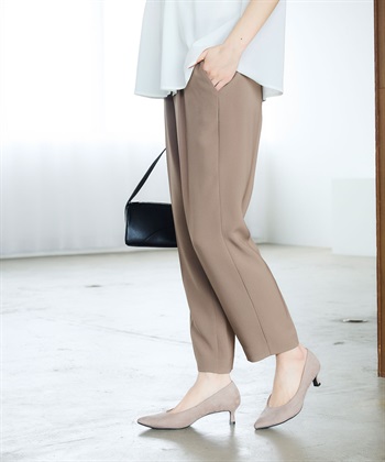 CROSS FUNCTION 《防シワ》サマナチュラリュクス センタープレステーパードパンツ_subthumb_10