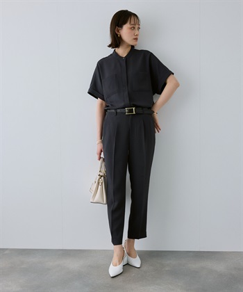 CROSS FUNCTION 《防シワ》サマナチュラリュクス センタープレステーパードパンツ_subthumb_18