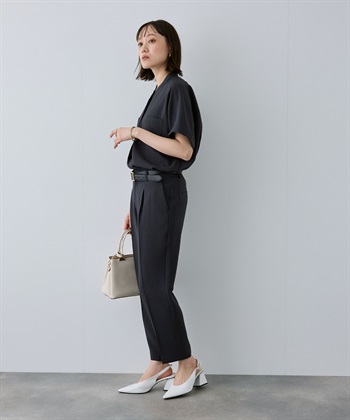 CROSS FUNCTION 《防シワ》サマナチュラリュクス センタープレステーパードパンツ_subthumb_19