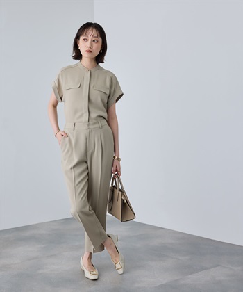 CROSS FUNCTION 《防シワ》サマナチュラリュクス センタープレステーパードパンツ_subthumb_23