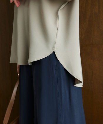 CROSS FUNCTION 《防シワ》サマナチュラリュクス ダブルポケットバンドカラーブラウス_subthumb_29