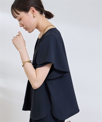 CROSS FUNCTION 《防シワ》サマナチュラリュクス フレアスリーブブラウス_subthumb_20