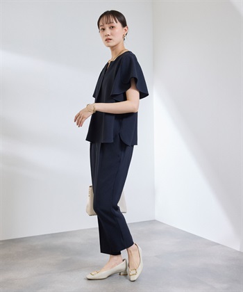 CROSS FUNCTION 《防シワ》サマナチュラリュクス フレアスリーブブラウス_subthumb_23