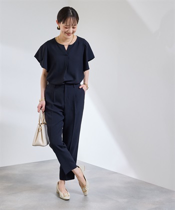 CROSS FUNCTION 《防シワ》サマナチュラリュクス フレアスリーブブラウス_subthumb_25