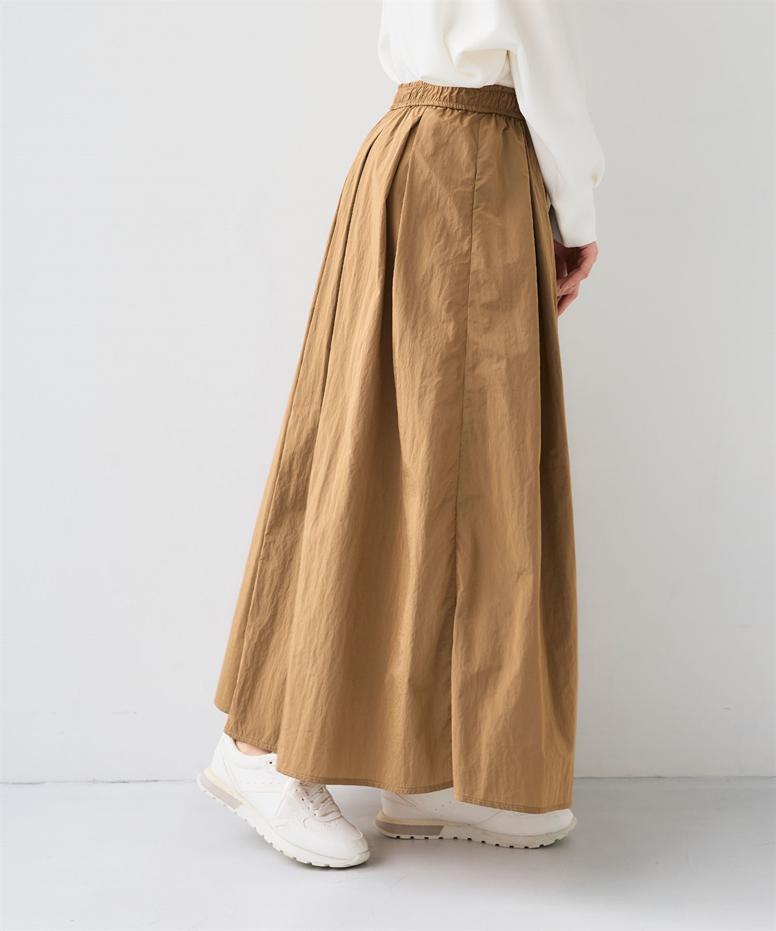 CROSS FUNCTION 《撥水》アクティかる ブライトナイロン撥水フレアスカート_sub_5