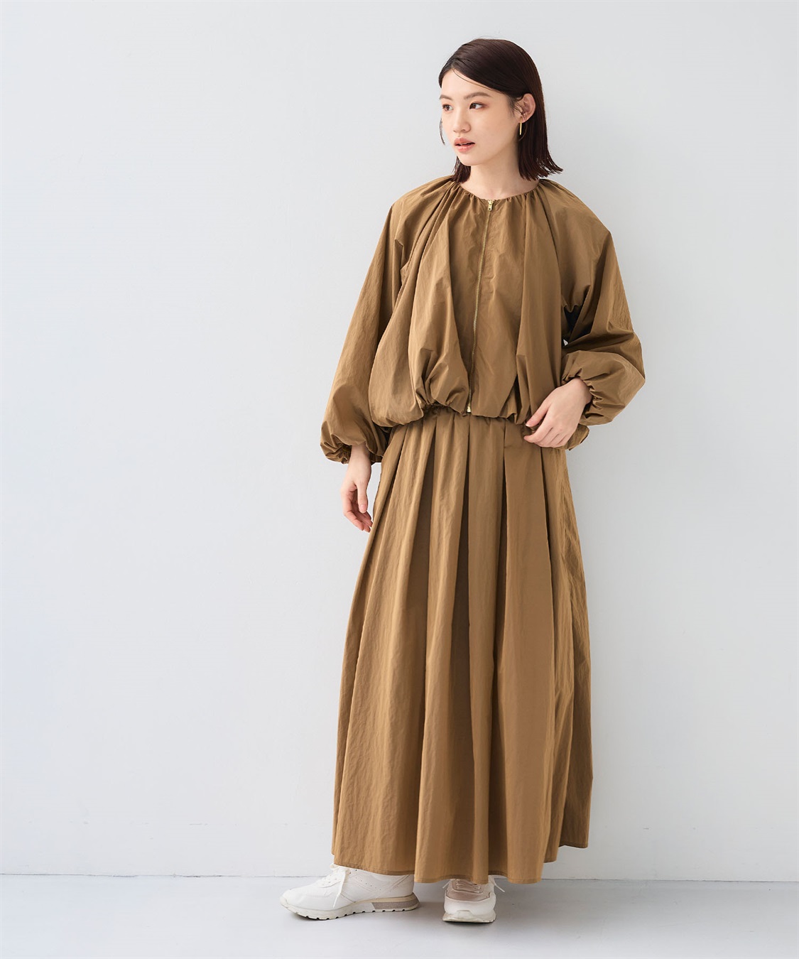 CROSS FUNCTION 《撥水》アクティかる ブライトナイロン撥水バルーンブルゾン_sub_6