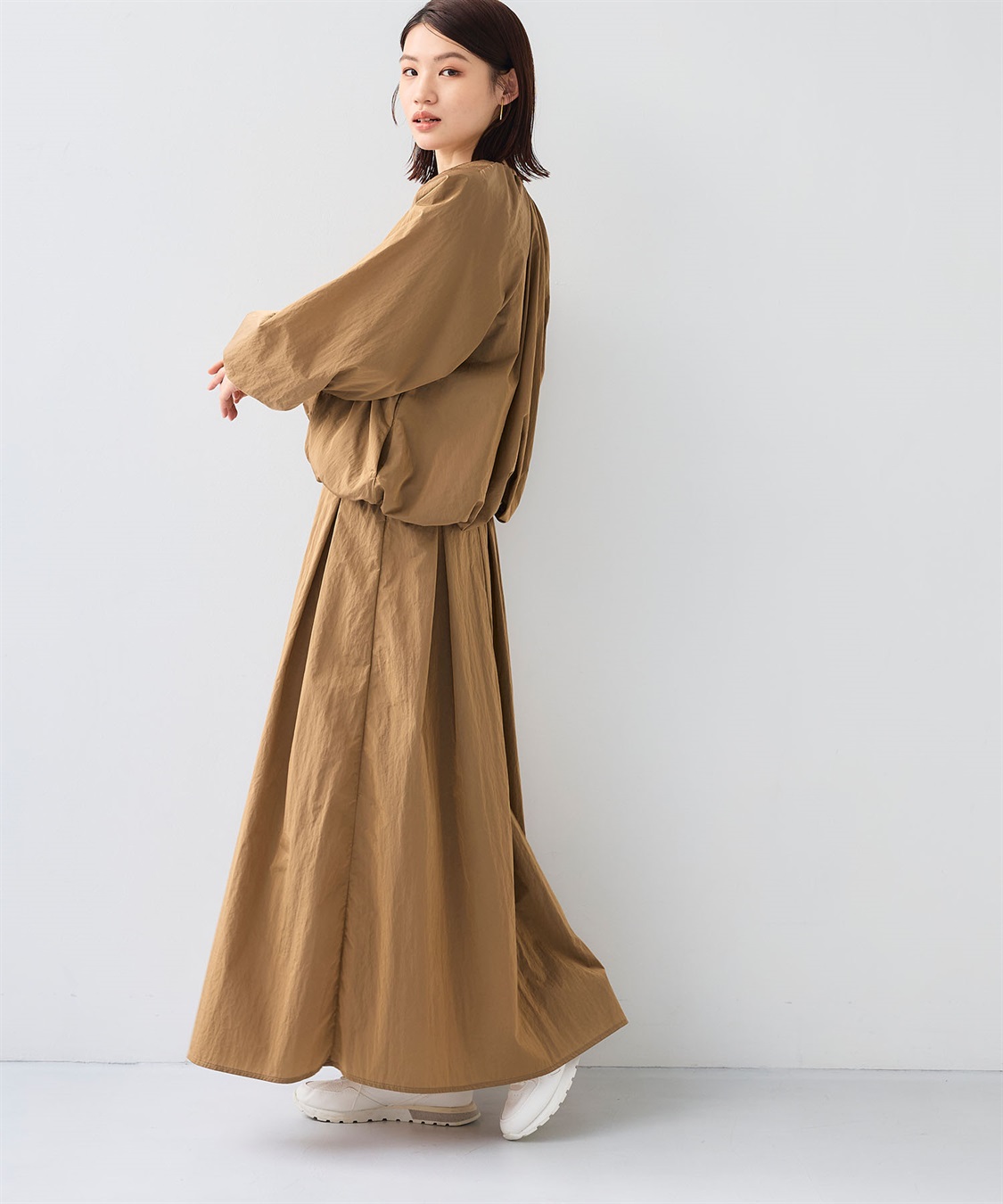 CROSS FUNCTION 《撥水》アクティかる ブライトナイロン撥水バルーンブルゾン_sub_7