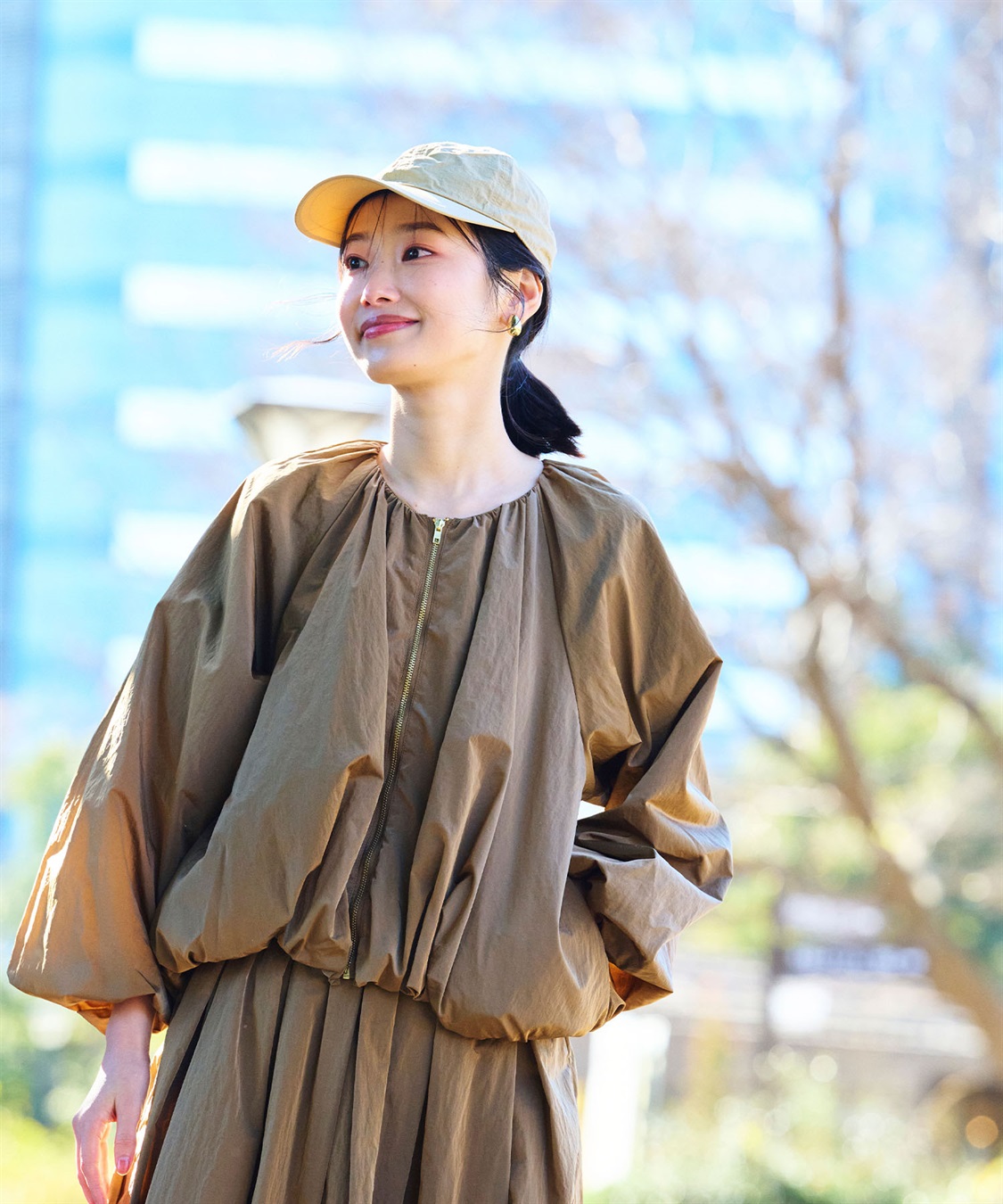 CROSS FUNCTION 《撥水》アクティかる ブライトナイロン撥水バルーンブルゾン_sub_14