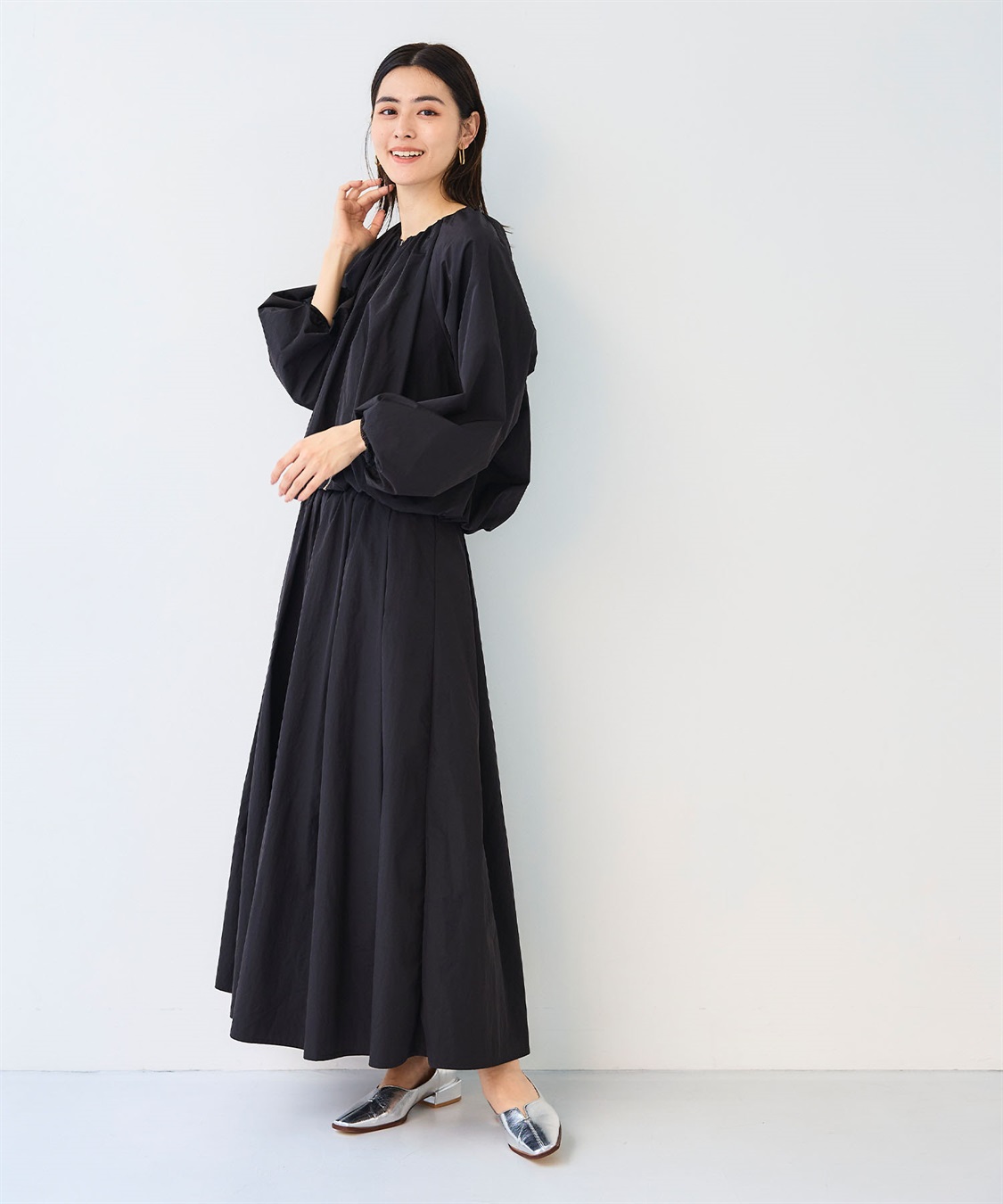 CROSS FUNCTION 《撥水》アクティかる ブライトナイロン撥水バルーンブルゾン_sub_24