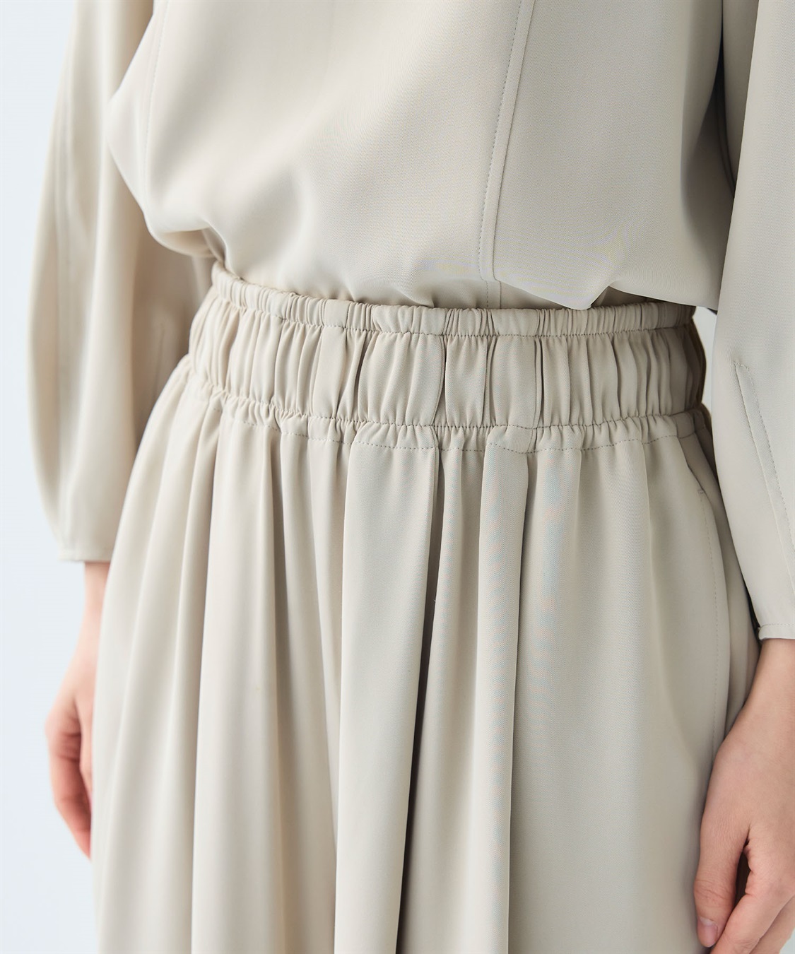 CROSS FUNCTION 《シワになりにくい》サマ美え バックサテンツイルワイドイージーパンツ_sub_24