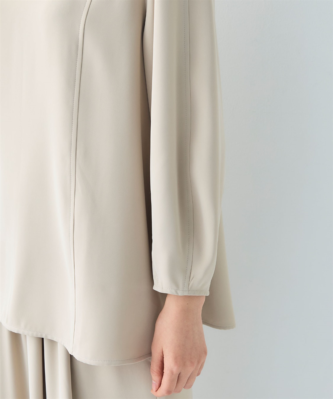 CROSS FUNCTION 《シワになりにくい》サマ美え バックサテンツイルワイドイージーパンツ_sub_26