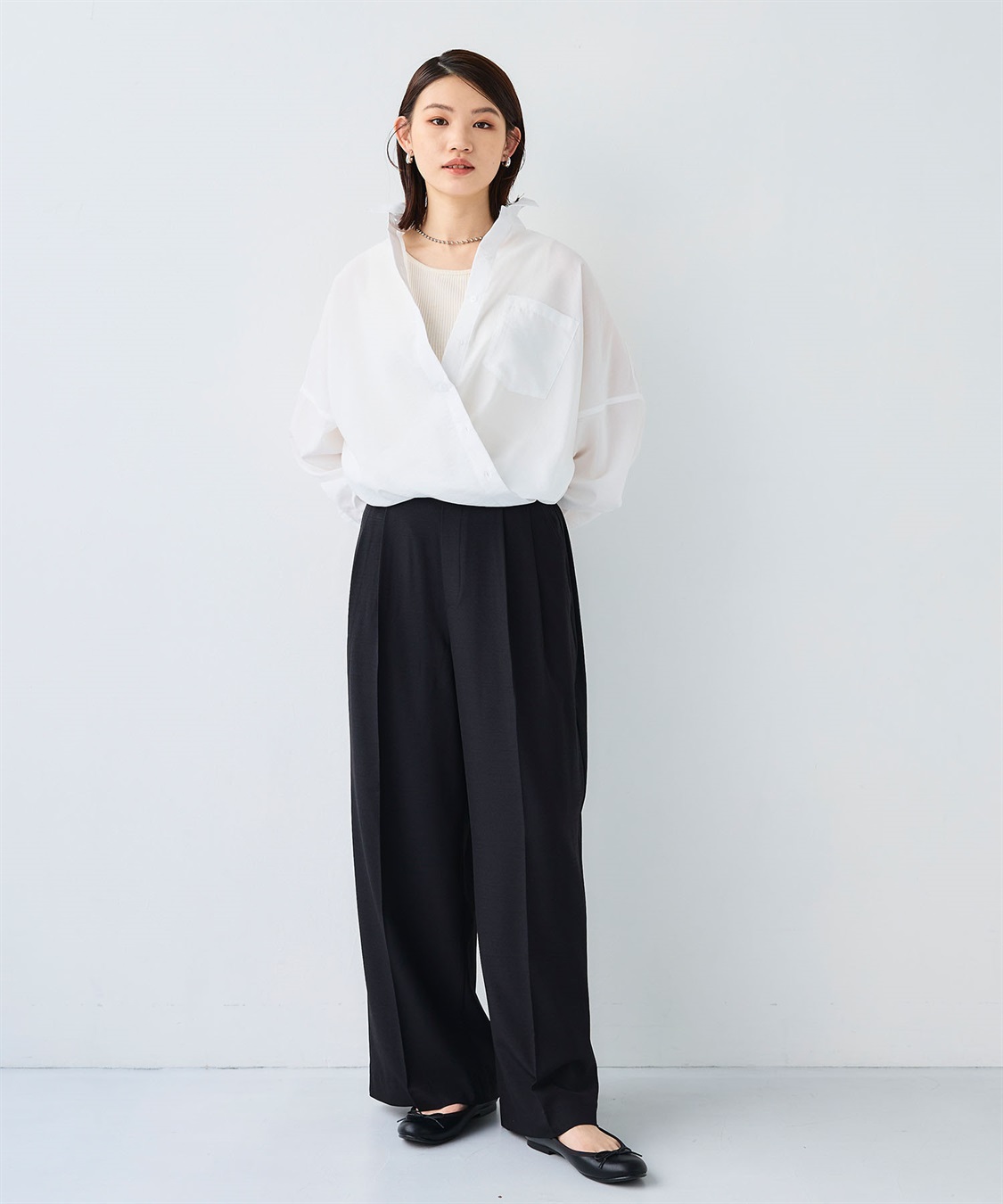 CROSS FUNCTION 《UV/洗える》サマ美え 2wayカシュクールシャツ_sub_18