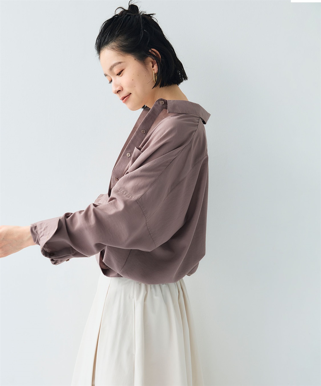 CROSS FUNCTION 《UV/洗える》サマ美え 2wayカシュクールシャツ_sub_20