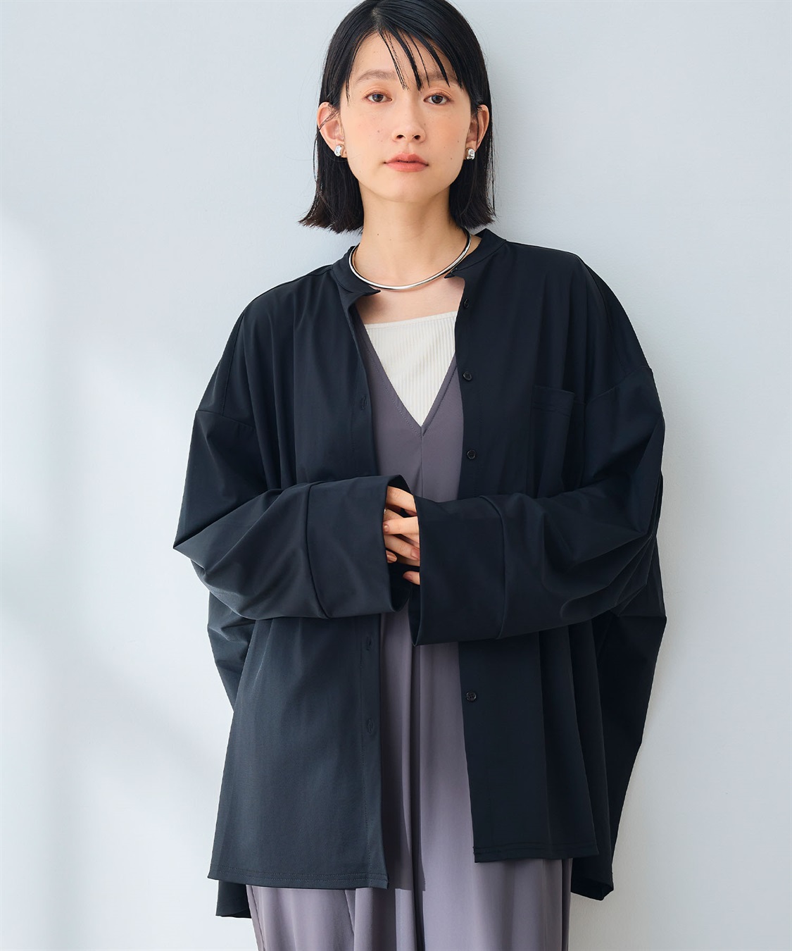 CROSS FUNCTION 《UV》エブ楽 ラッシュガードオーバーサイズシャツ_sub_10