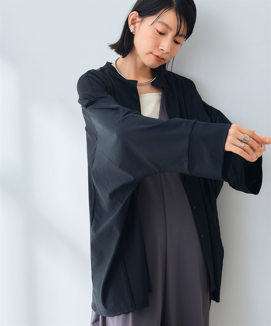 CROSS FUNCTION 《UV》エブ楽 ラッシュガードオーバーサイズシャツ_sub_11