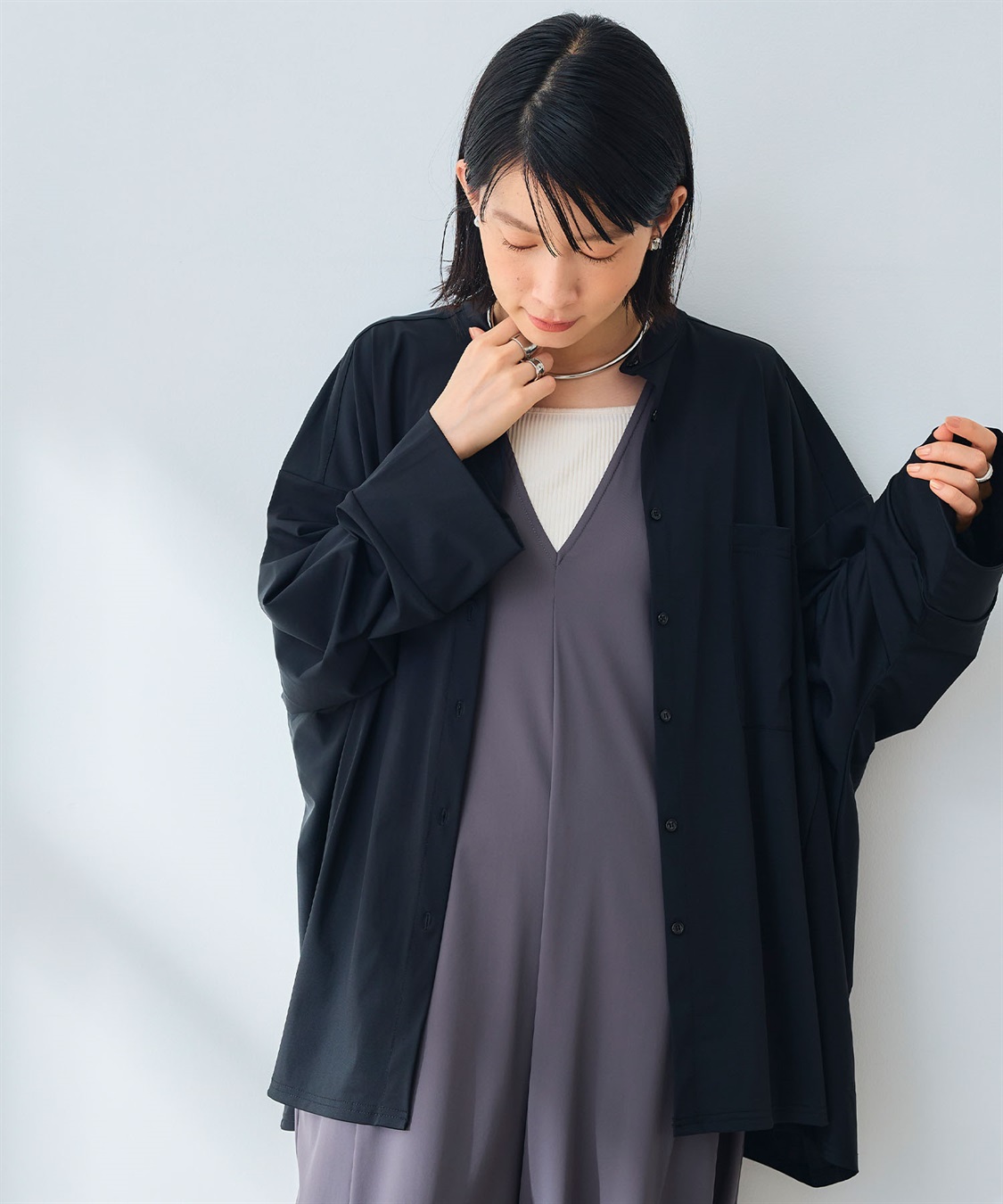 CROSS FUNCTION 《UV》エブ楽 ラッシュガードオーバーサイズシャツ_sub_12