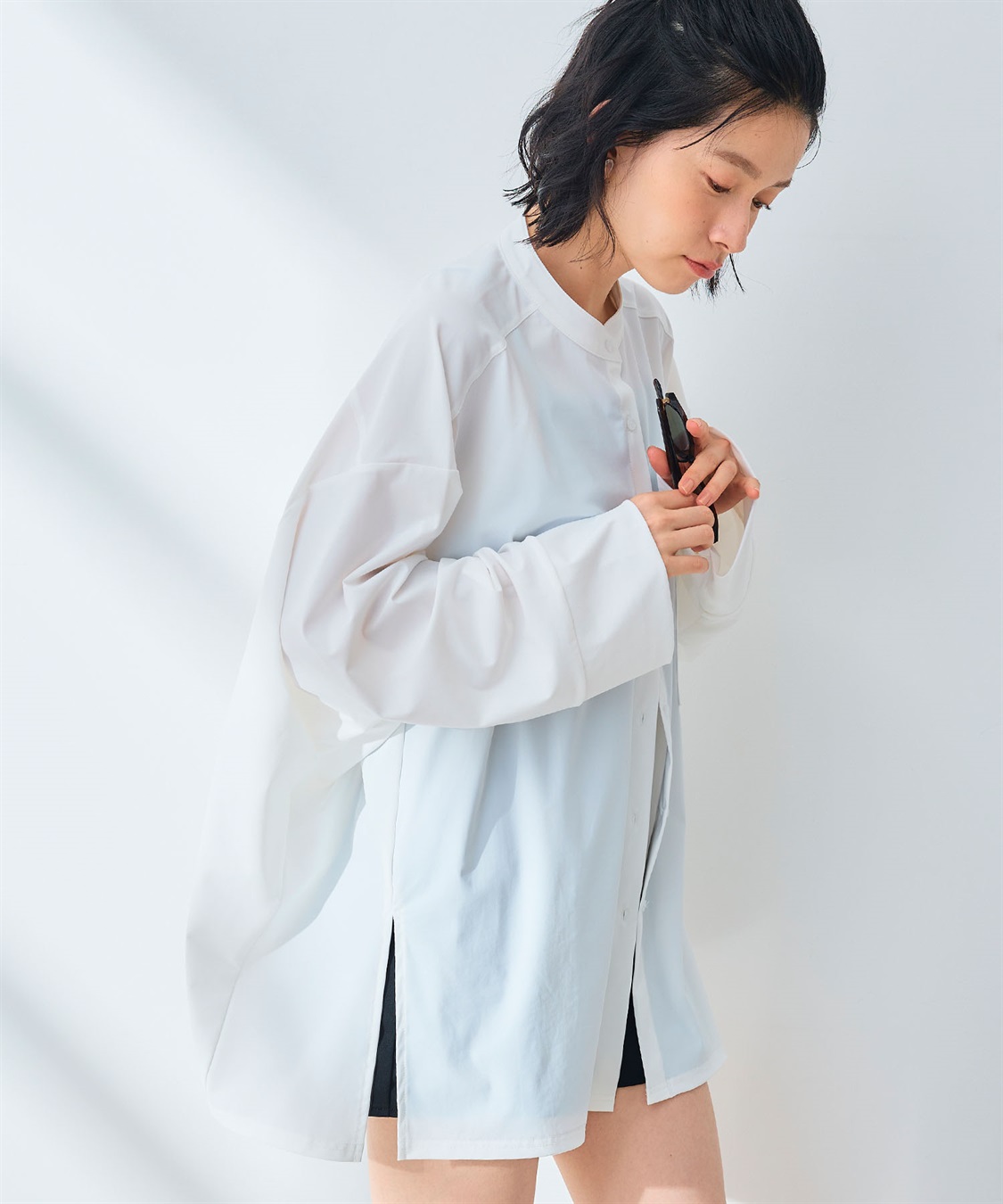 CROSS FUNCTION 《UV》エブ楽 ラッシュガードオーバーサイズシャツ_sub_21