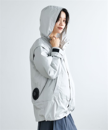 CROSS FUNCTION 空調服(R)  2way晴雨兼用冷感UVマウンテンパーカー_subthumb_6