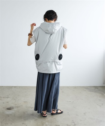 CROSS FUNCTION 空調服(R)  2way晴雨兼用冷感UVマウンテンパーカー_subthumb_11
