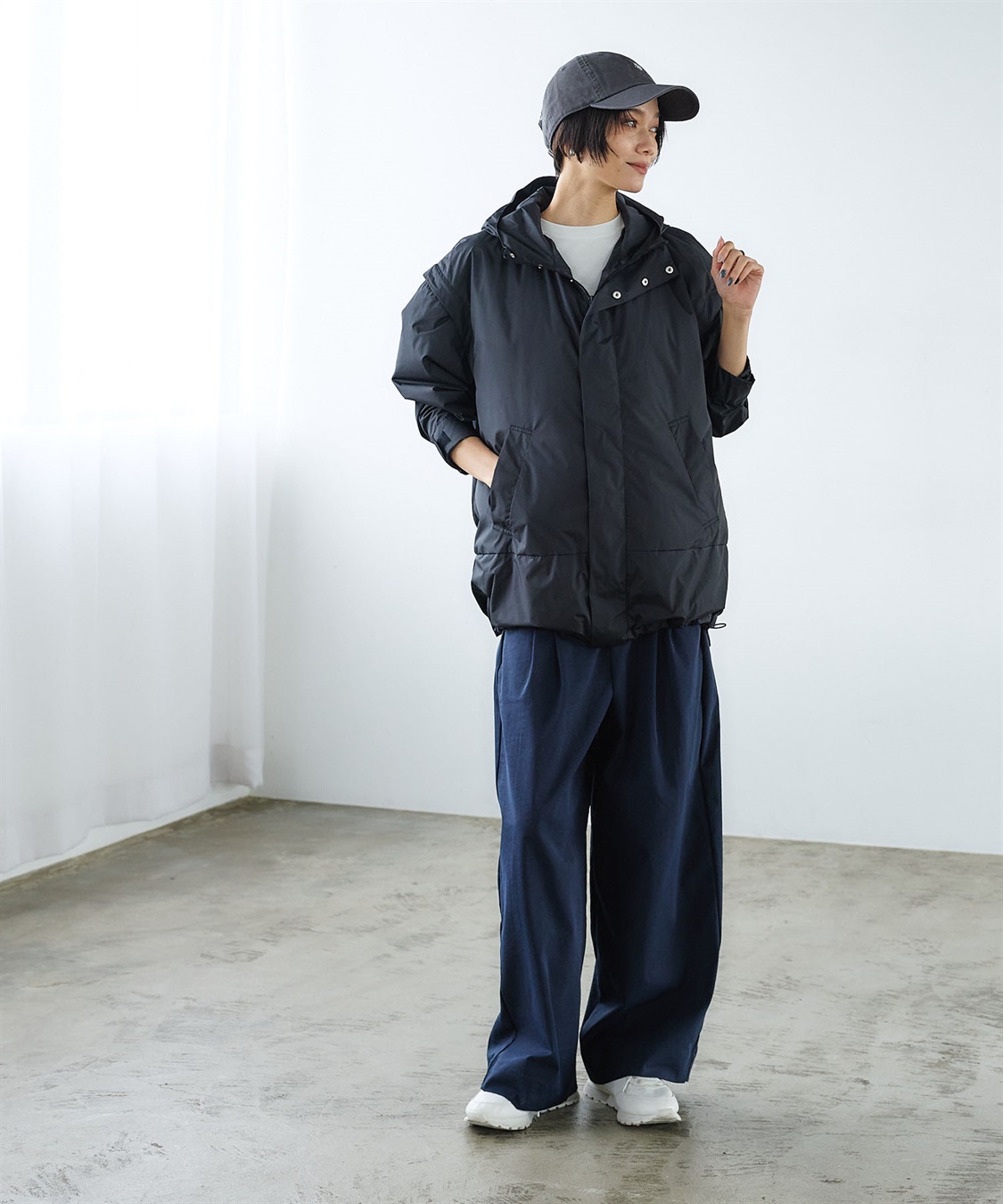 CROSS FUNCTION 空調服(R)  2way晴雨兼用冷感UVマウンテンパーカー_sub_13
