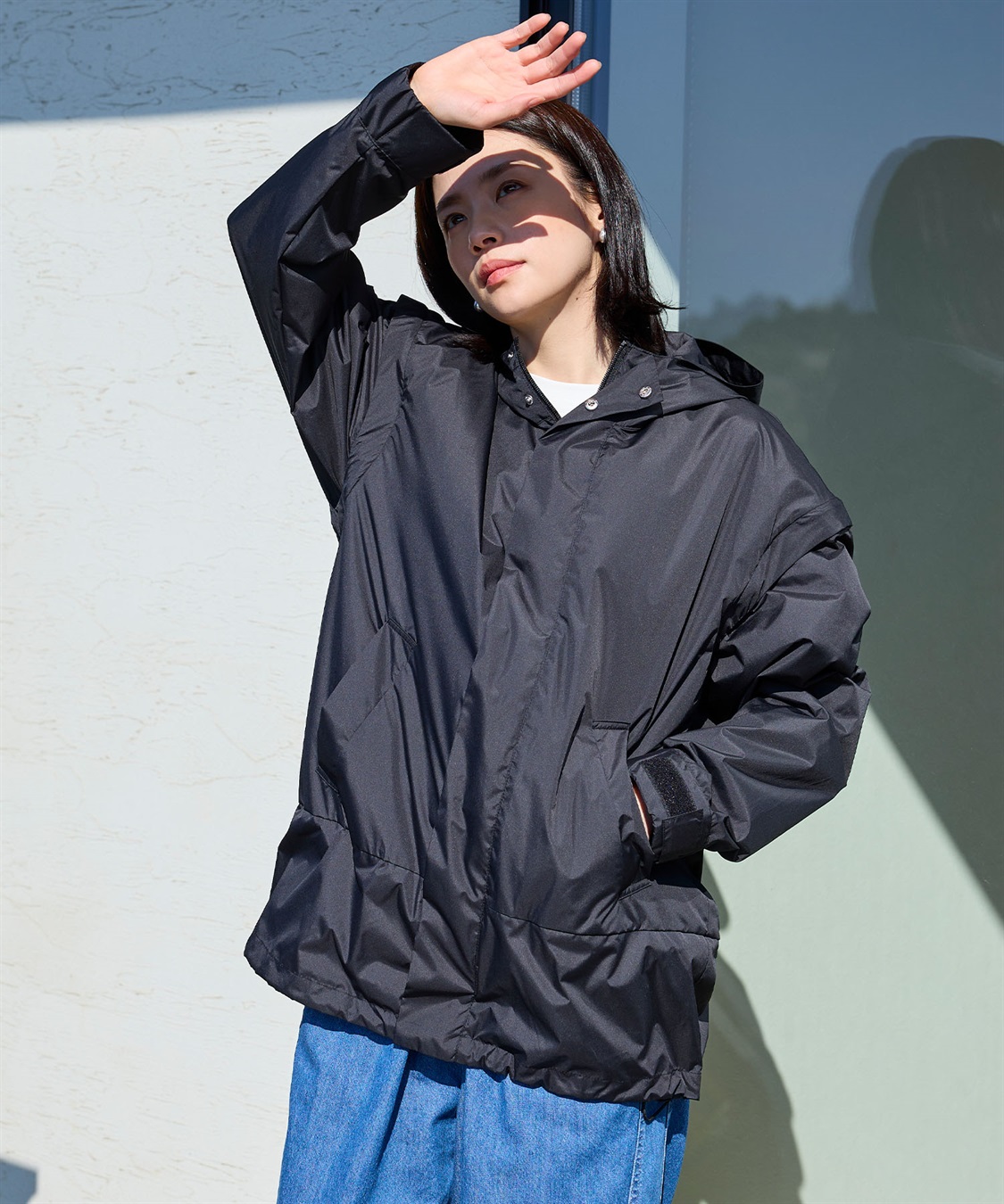 CROSS FUNCTION 空調服(R)  2way晴雨兼用冷感UVマウンテンパーカー_sub_16