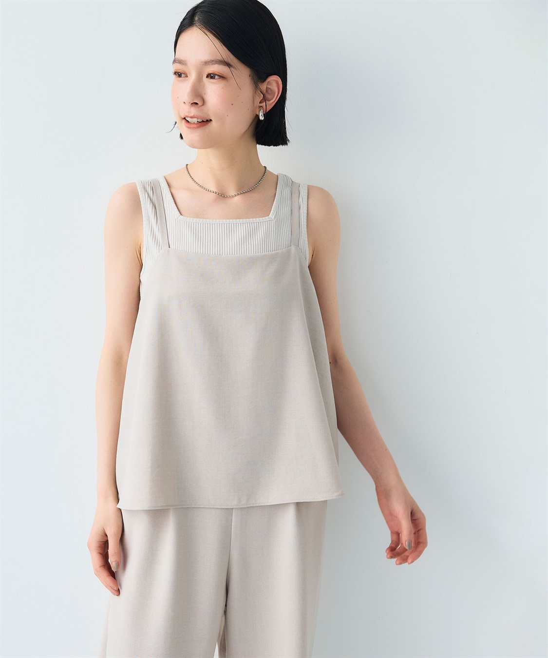 CROSS FUNCTION 《シワになりにくい》サマナチュラ リネンライクキャミサロペット_sub_21