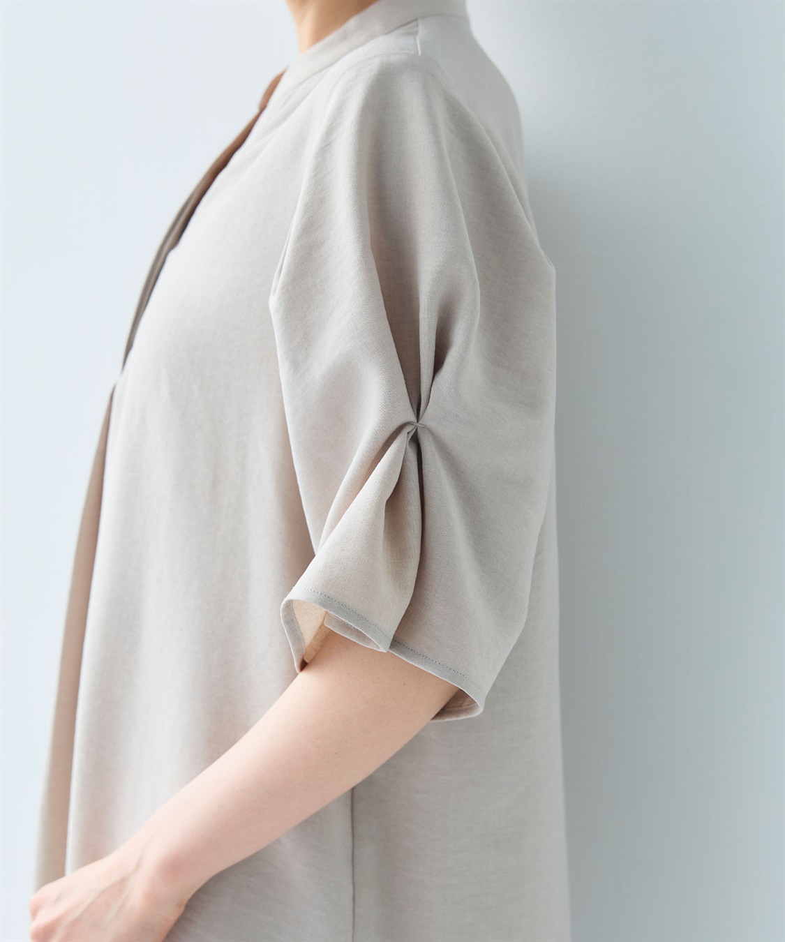 CROSS FUNCTION 《シワになりにくい》サマナチュラ リネンライクスキッパーブラウス_sub_27